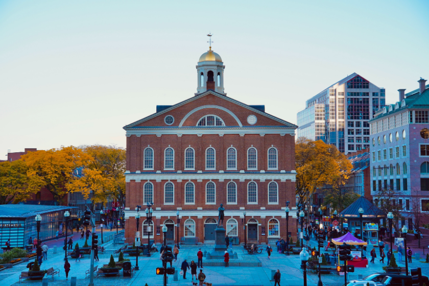 Faneuil Hall Marketplace as most visited tourist attraction in the world