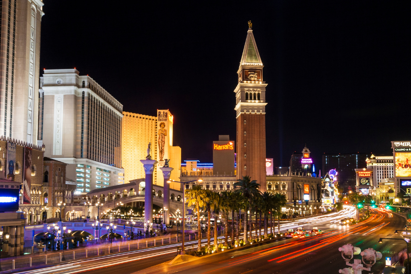 Most visited tourist attraction in the world: Las Vegas strip