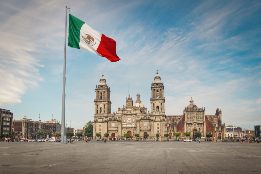 Most visited tourist attraction in the world: Zocalo Mexico City