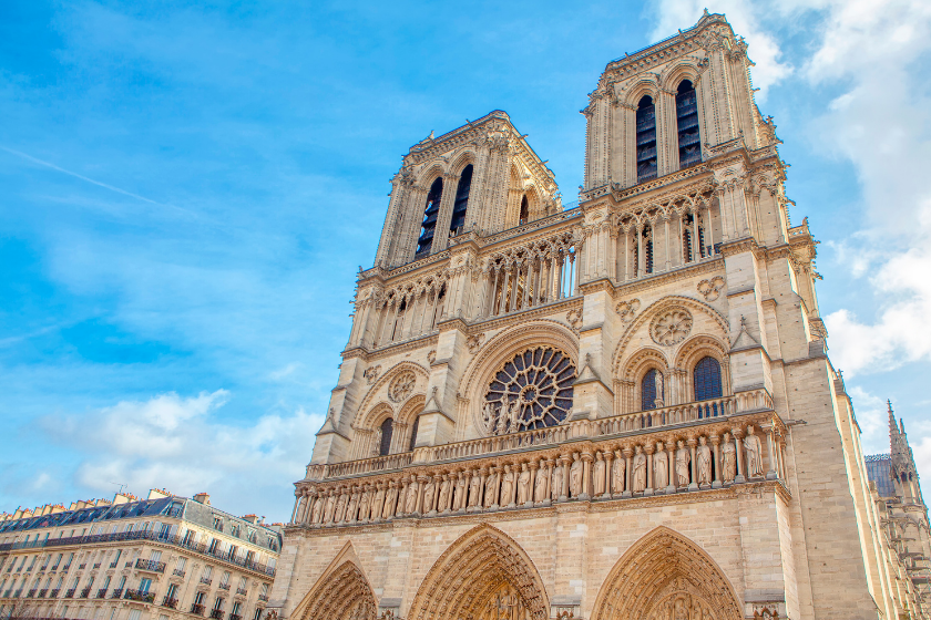 Notre-Dame as one of the most visited tourist attractions in the world