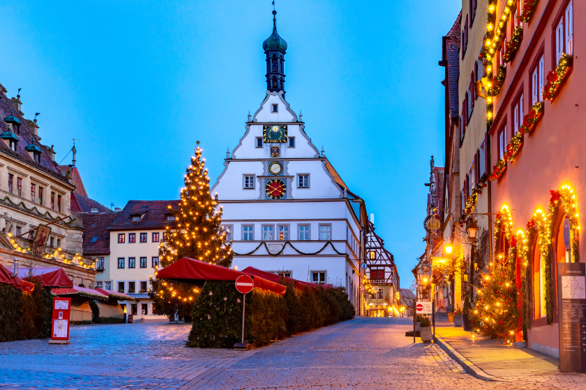 Rothenburg ob der Tauber as one of the best german christmas markets