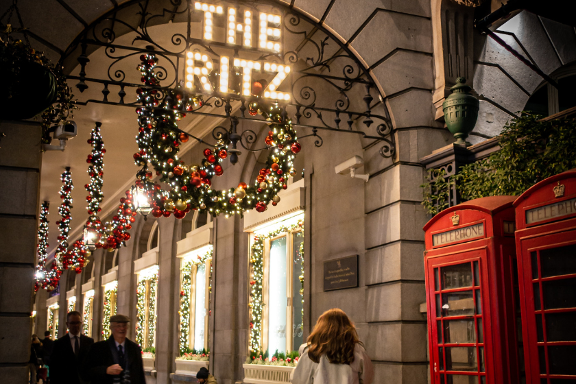 christmas dinner in london