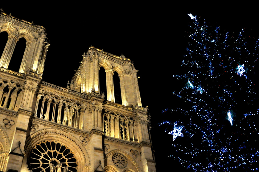 christmas in paris notre dame