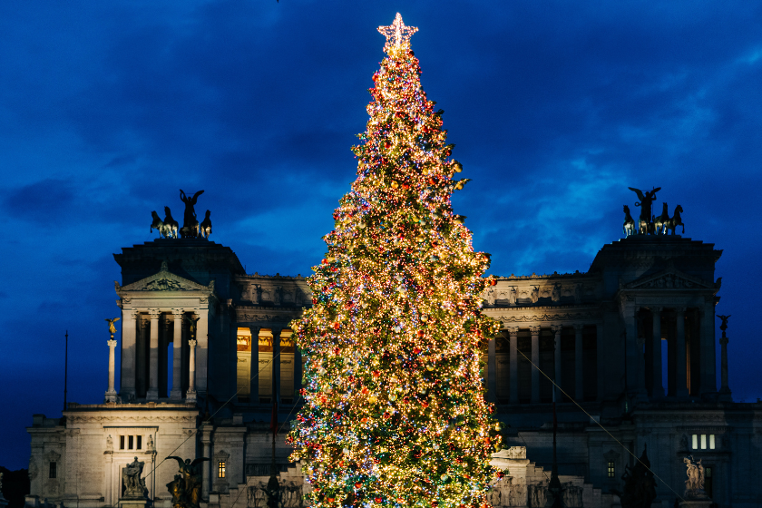christmas in rome piazza venezzia