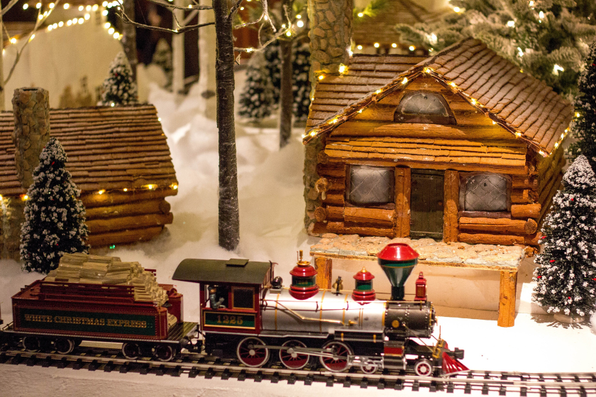 christmas new york city train show