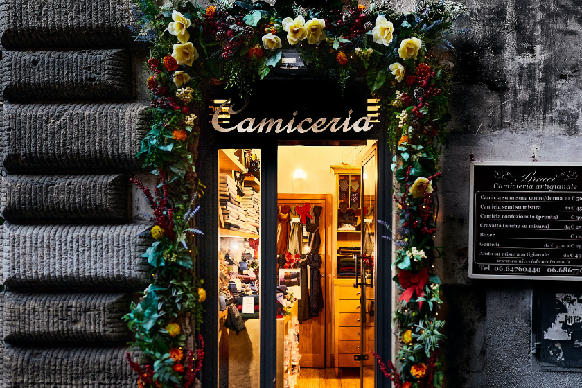 christmas in rome shopping