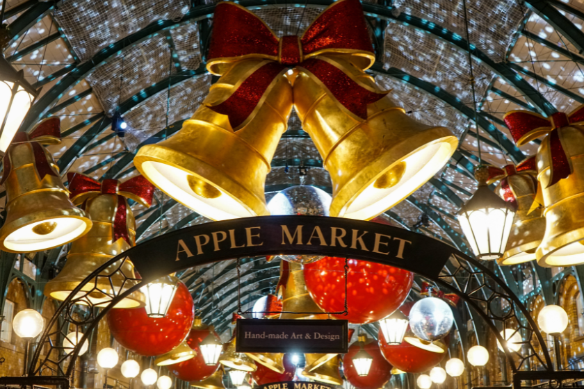christmas shopping in london