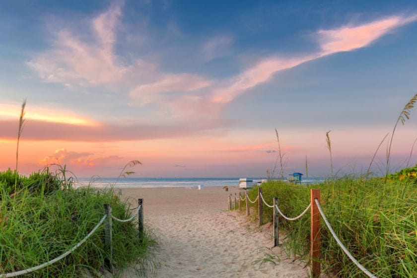 Chilling on a quiet Florida beach is perfect for the 2024 March break