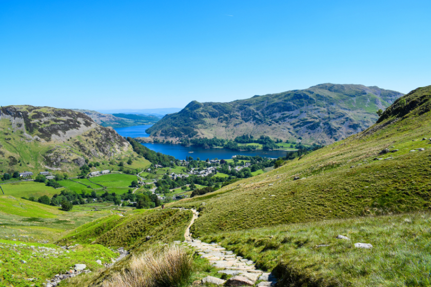 European countryside vacation in the Lake District in England