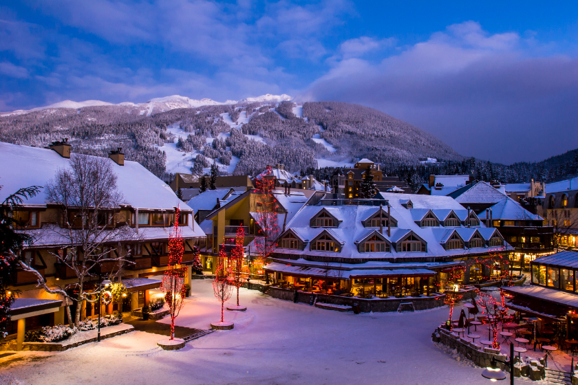 best places to visit december whistler