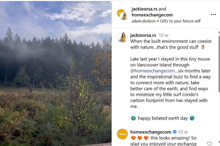 HomeExchange Instagram challenge