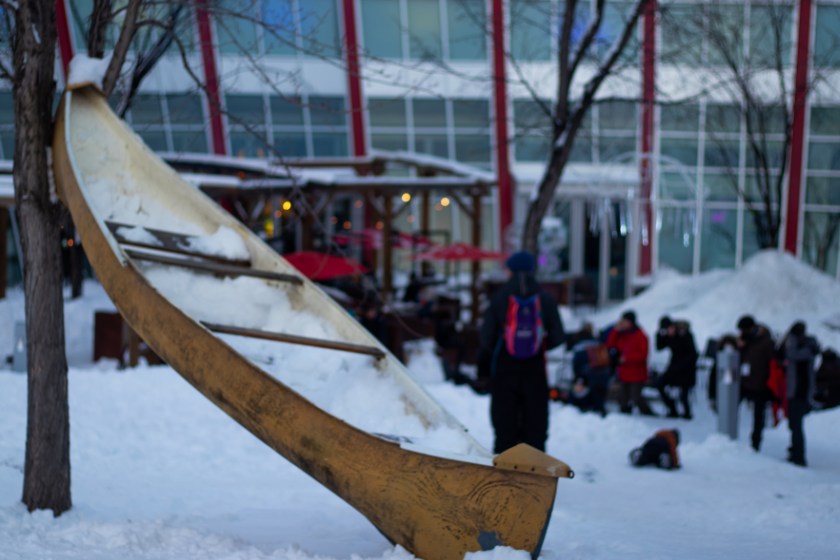 The Flying Canoe Festival in Edmonton is inspired by the French-Canadian legend of the flying canoe