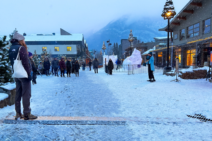 SnowDays is a popular winter festival in Banff, Alberta. Photo credit: Emilie | Love Life Abroad