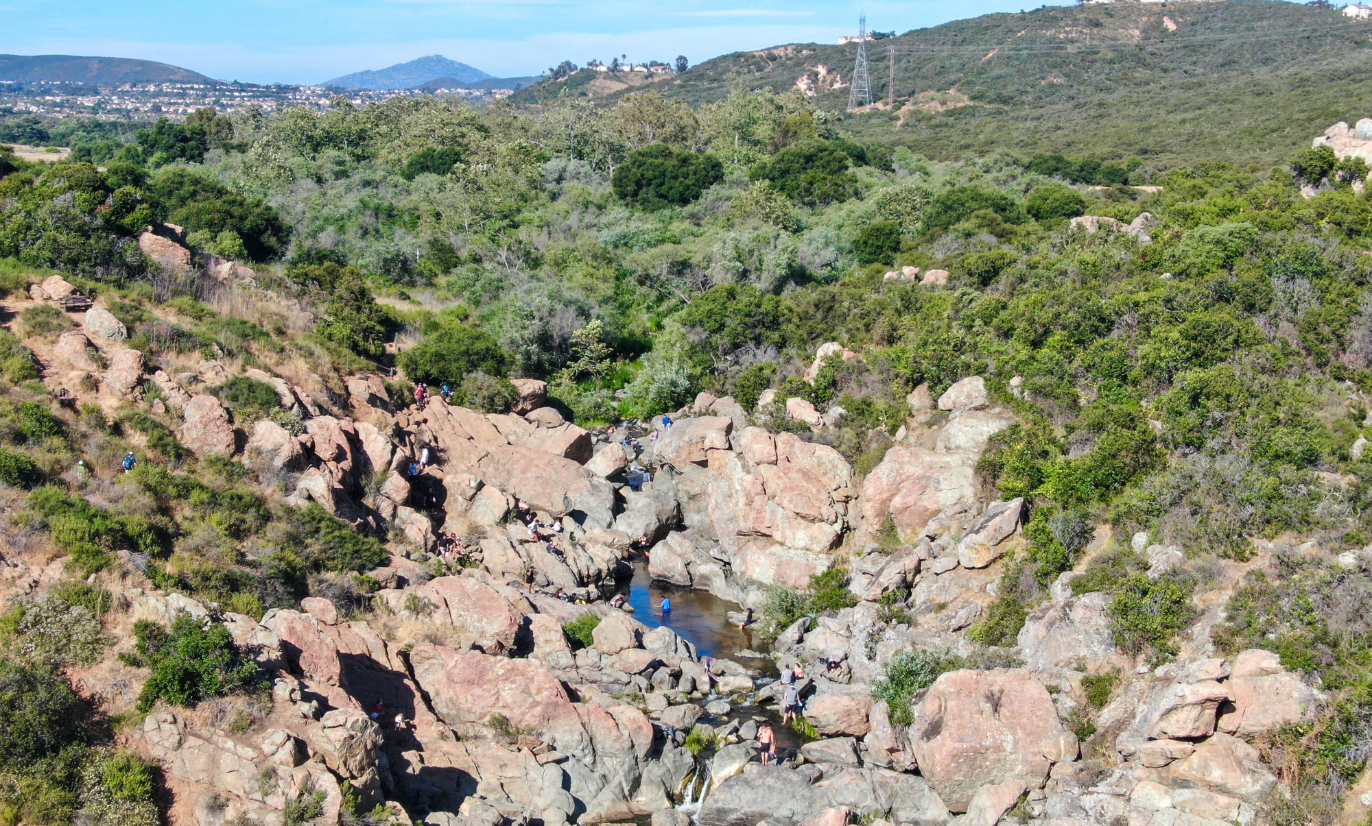 A view of Los Peñasquitos Canyon as one of the things to do in San Diego with friends