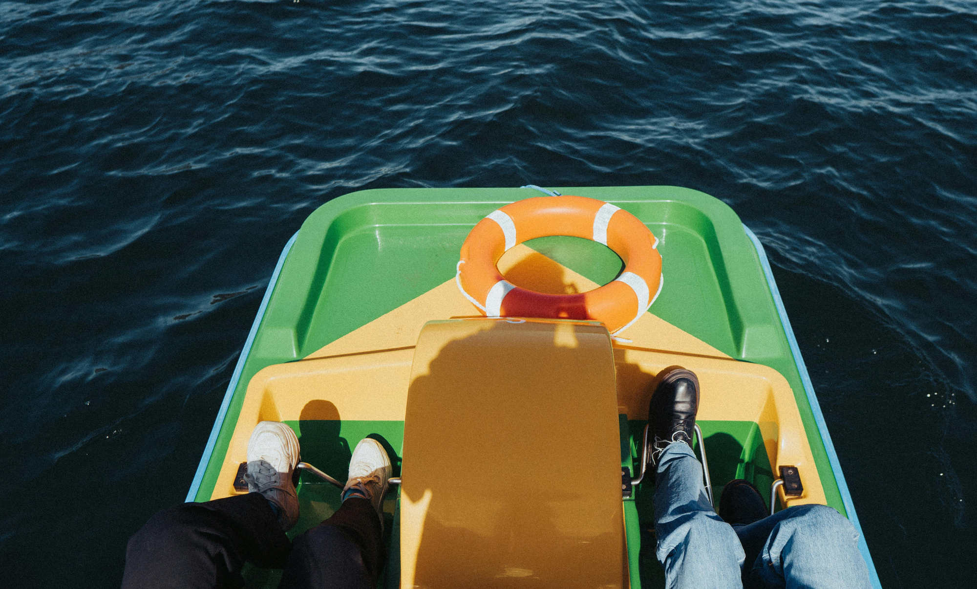 pedal boat as one of the things to do in San Diego with dogs