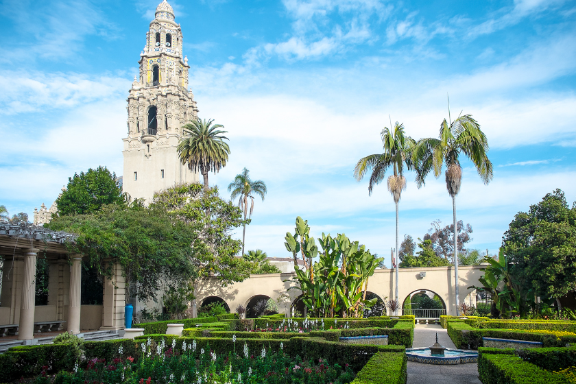 A view of Balboa Park as one of the things to do in San Diego for families
