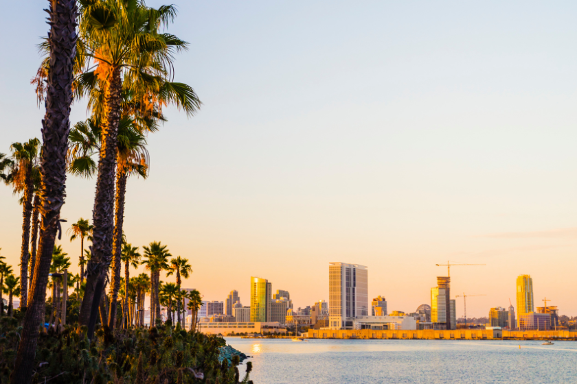 sunset in San Diego - things to do for couples