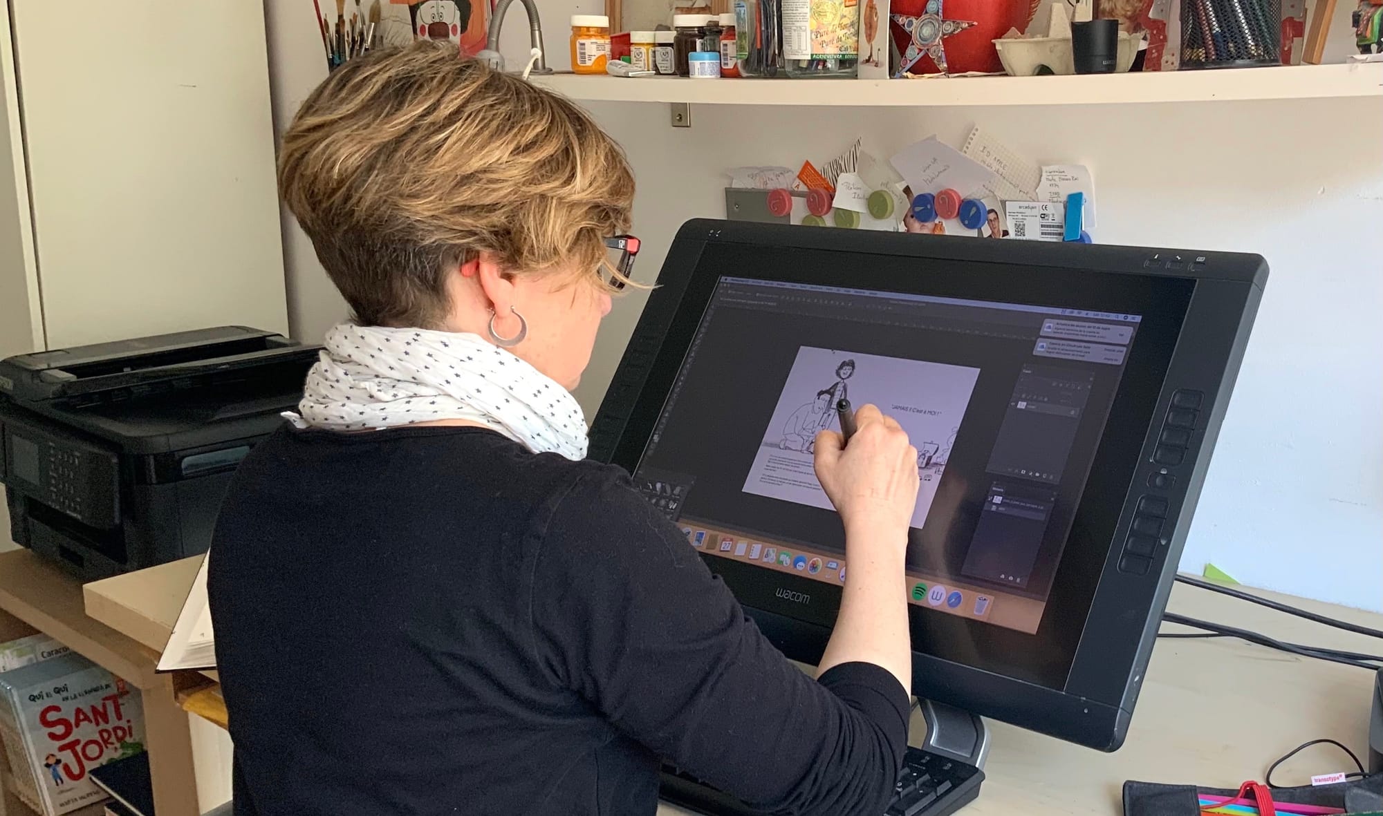 HomeExchange book I don't want to share illustrated by Marta Moreno