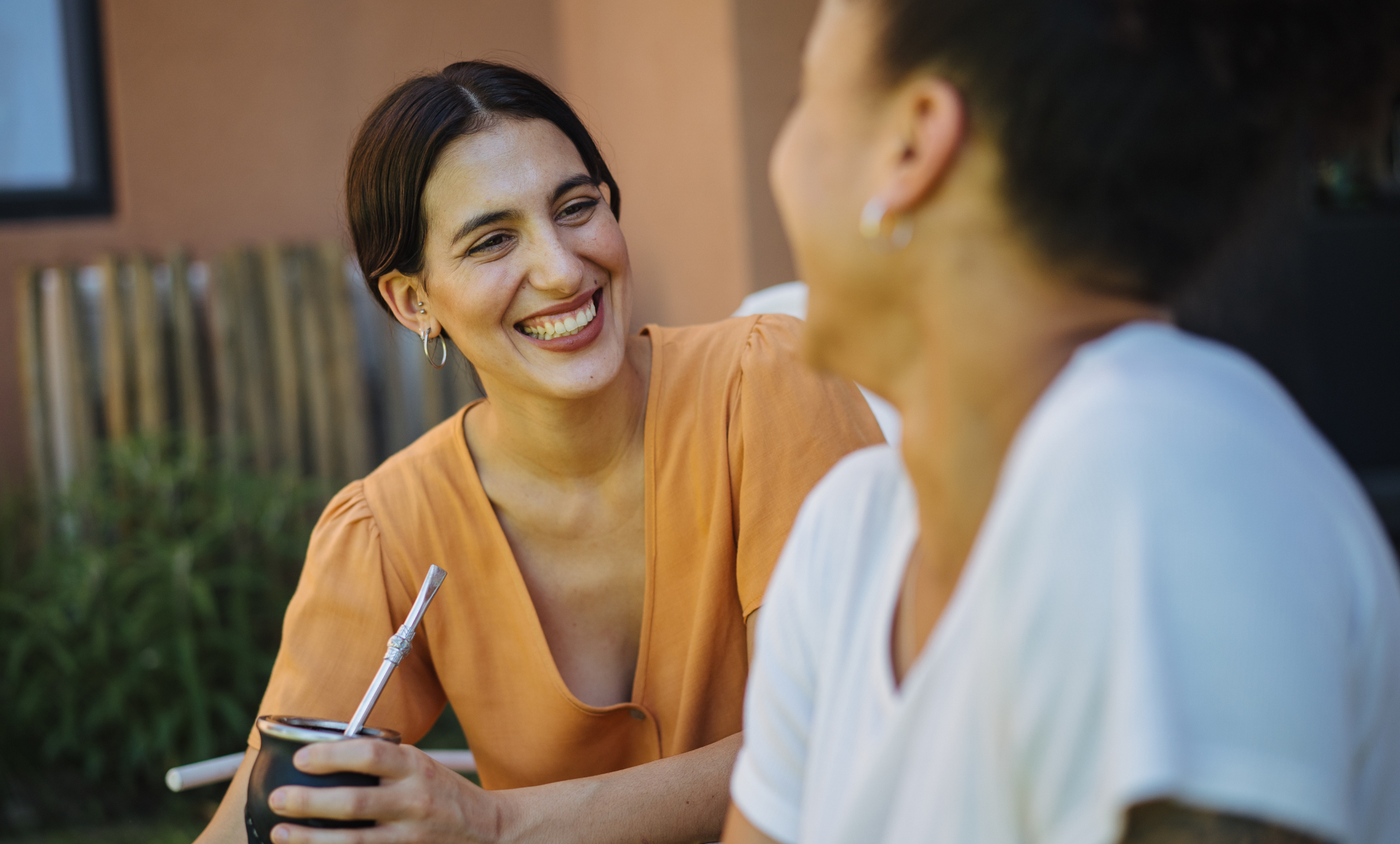 Women enjoying quality time in a home exchange