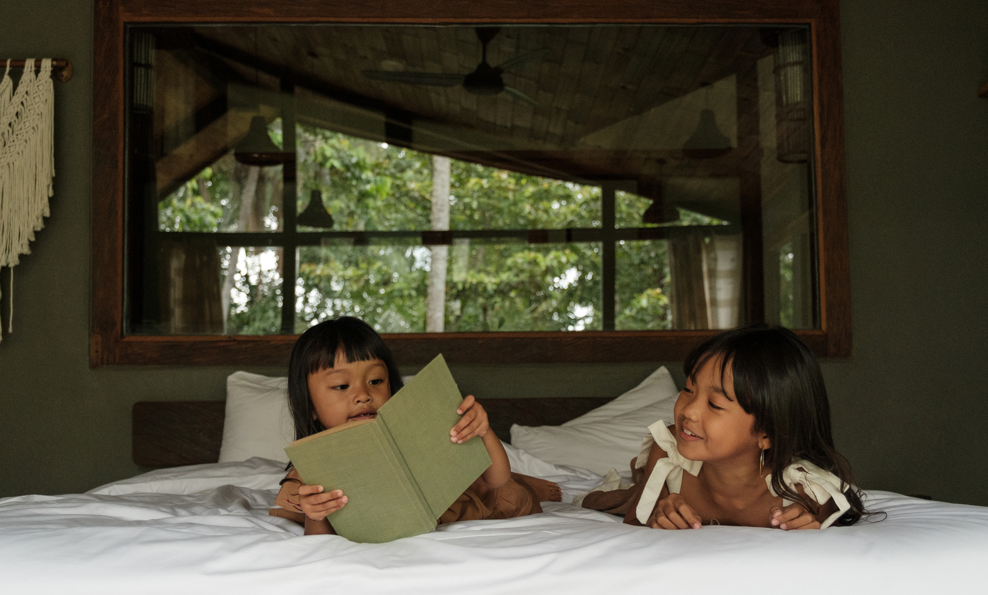 Kids on a home exchange