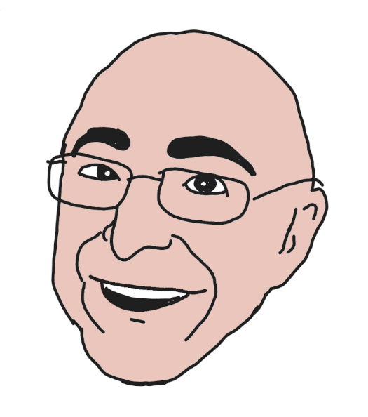 drawing of Ted Renshaw