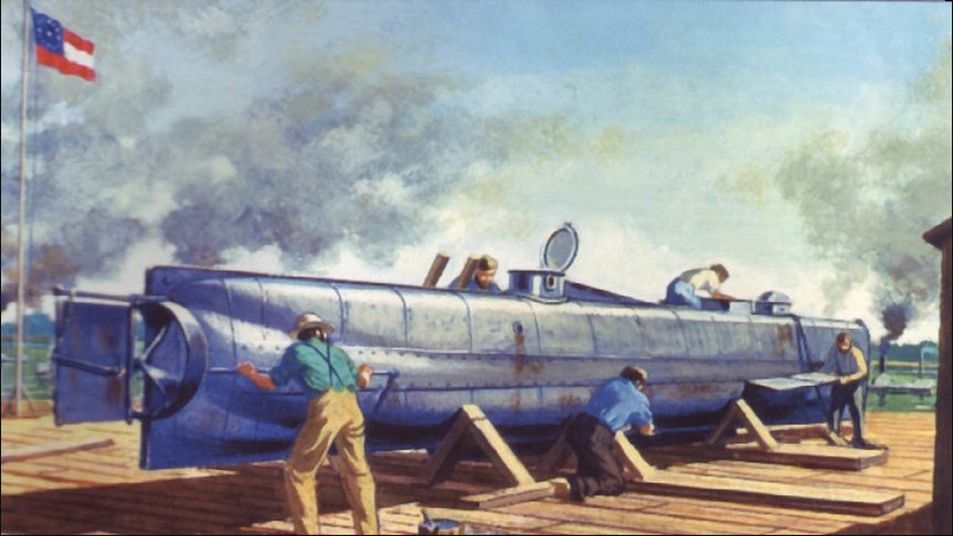 This Confederate Submarine Sank Three Times