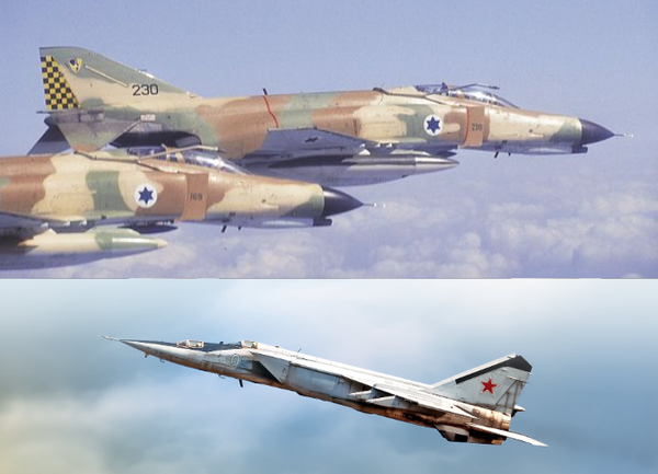 When Israeli F-4 Phantoms Faced the MiG-25