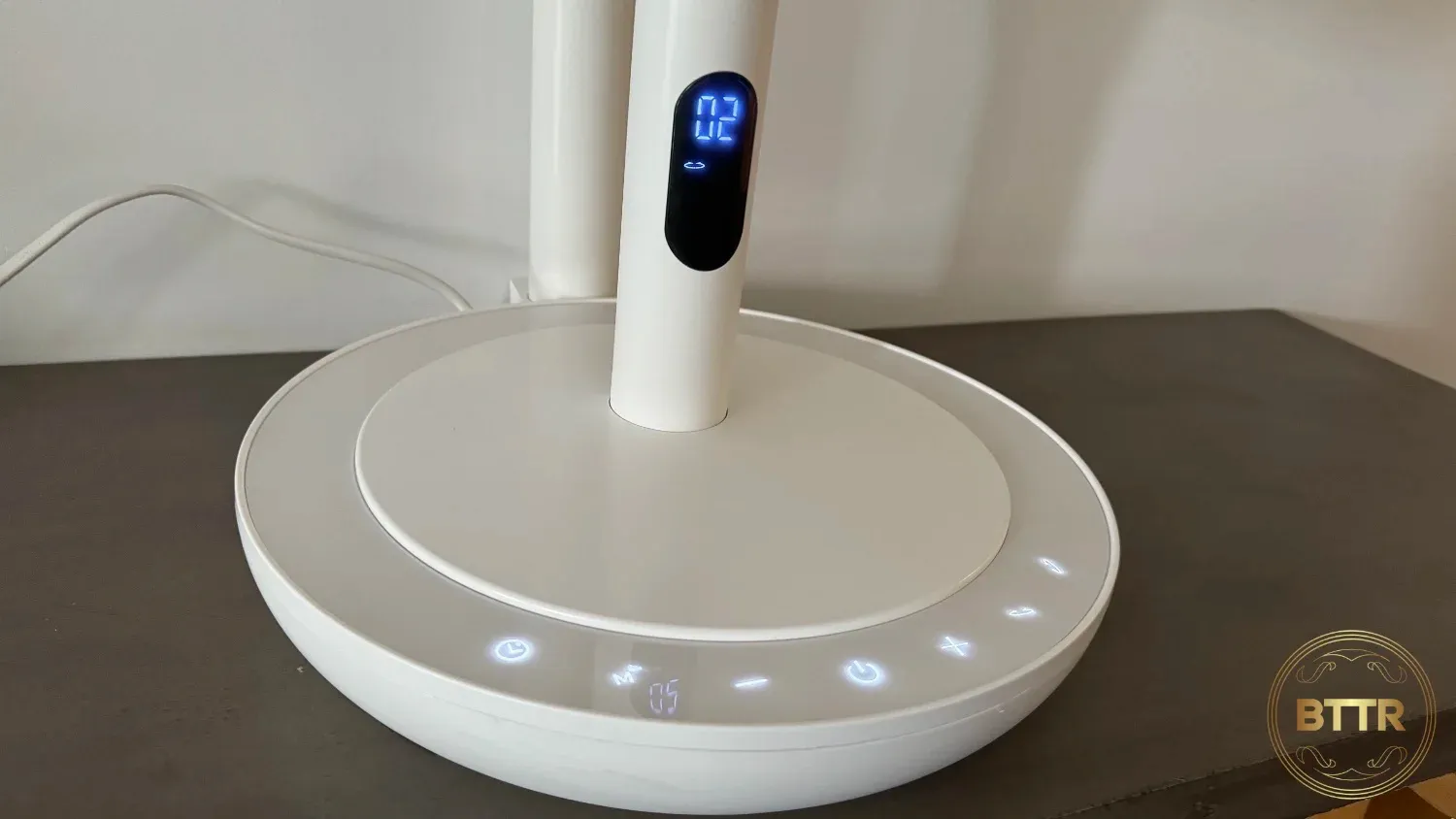 The base of the Acerpure Cozy fan