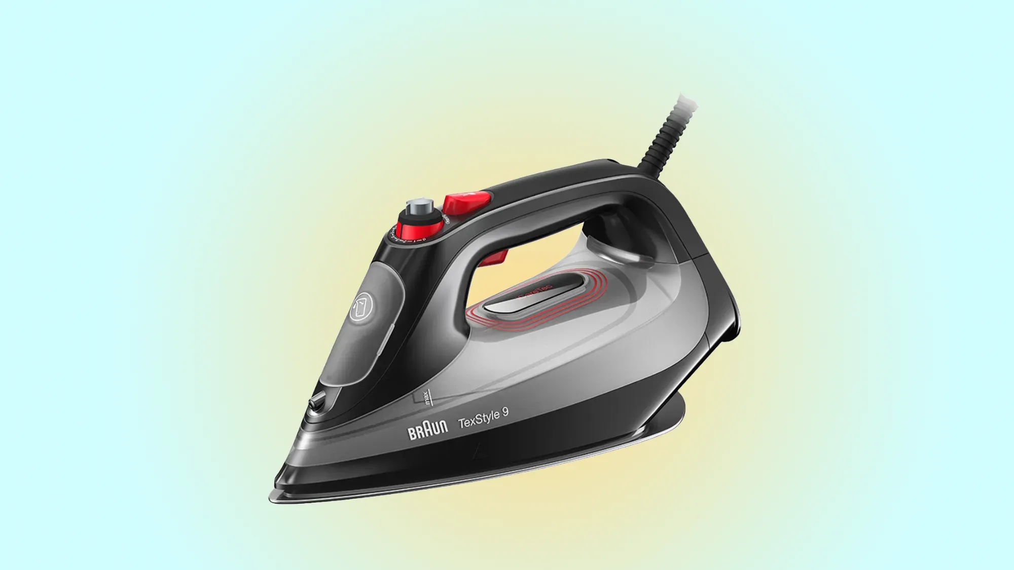 Braun TexStyle 9 on a gradient background
