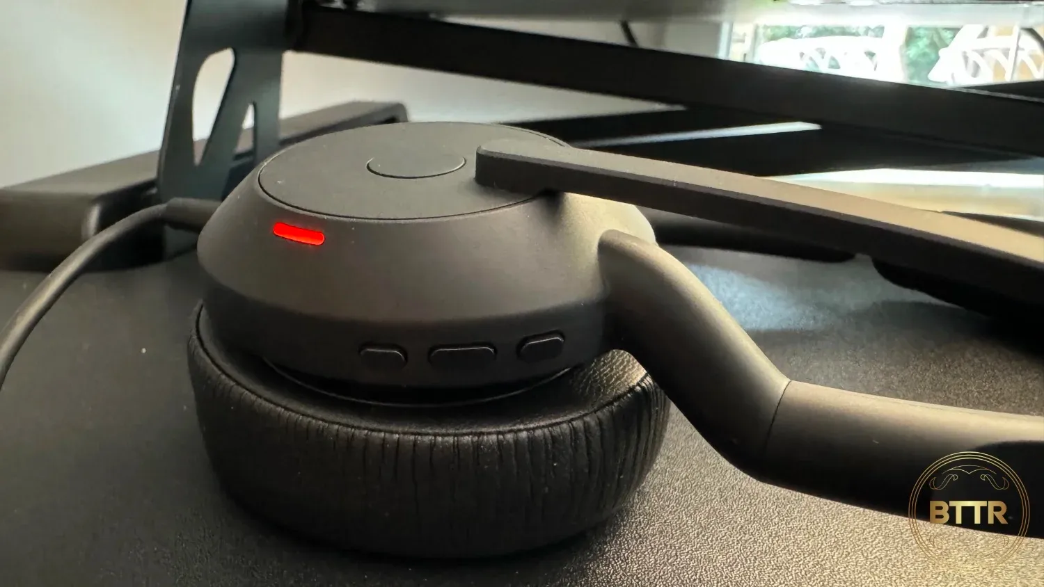 Close up of the controls