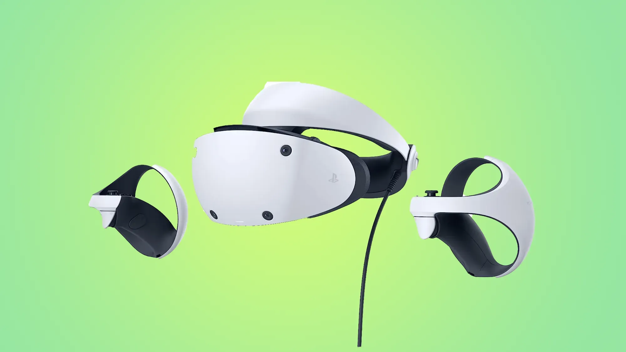 PSVR2 on a gradient background