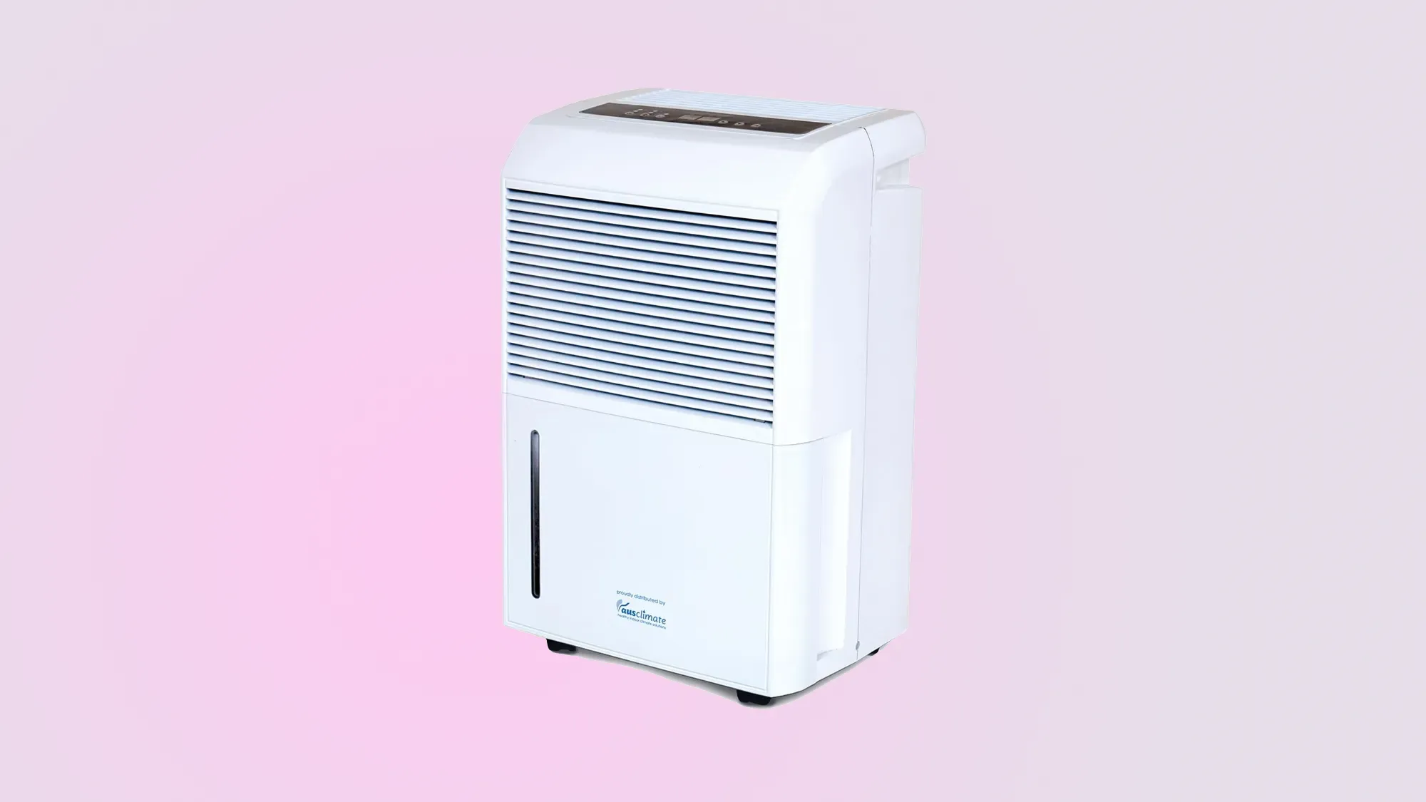 Ausclimate NWT Large 35L Dehumidifier on a gradient background