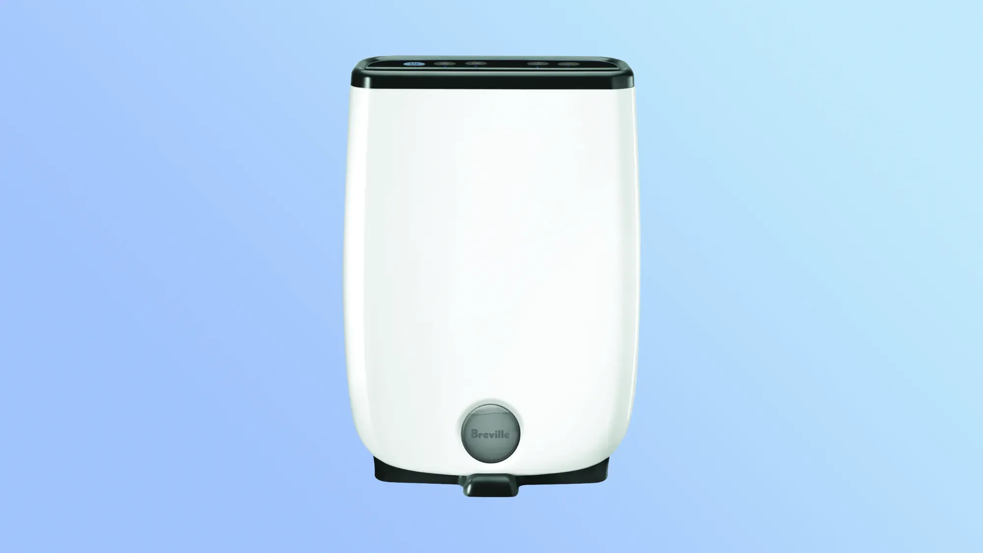 Breville The All Climate 8L dehumidifier on a gradient background