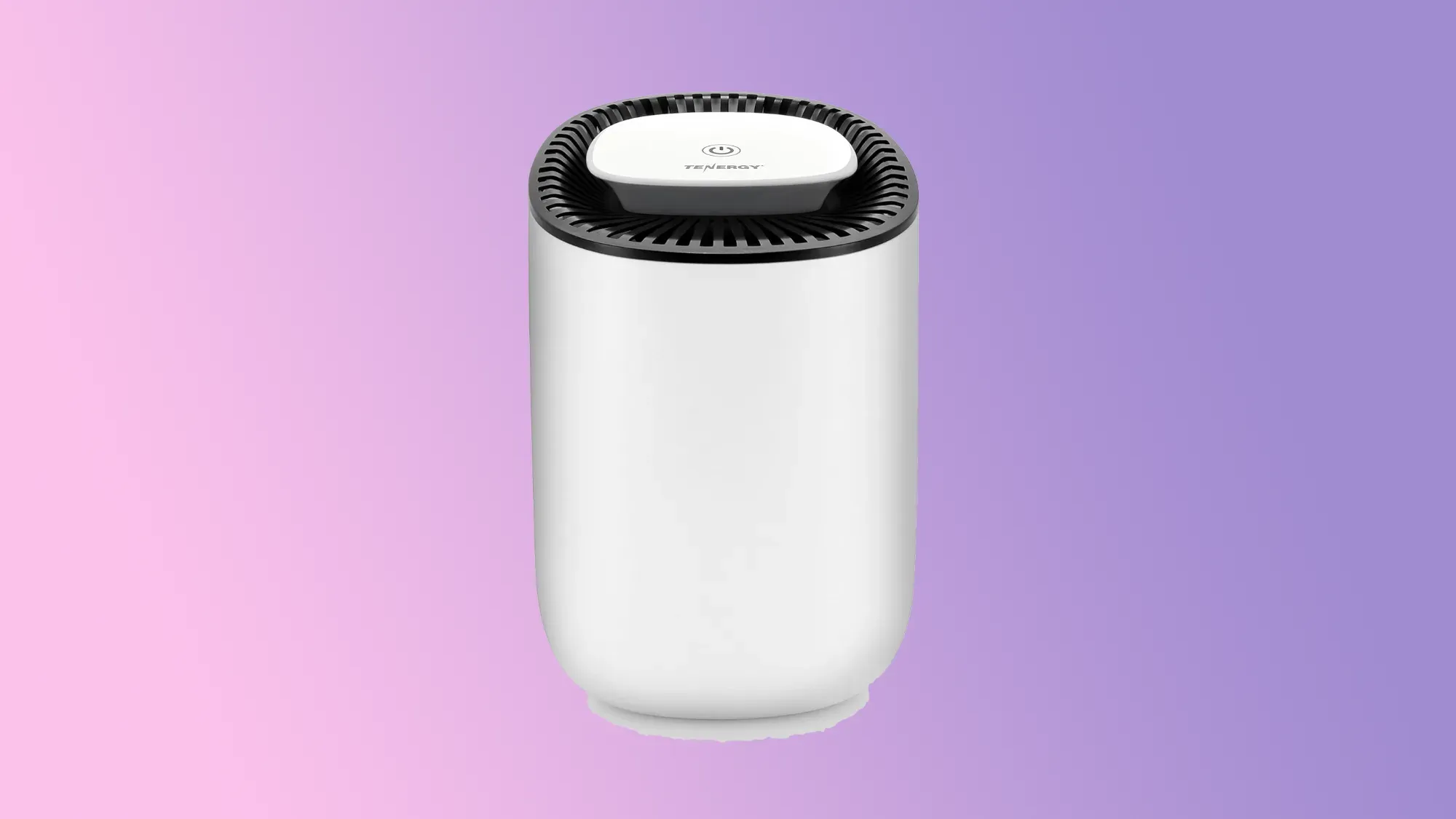 Tenergy Sorbi 1L dehumidifier on a gradient background