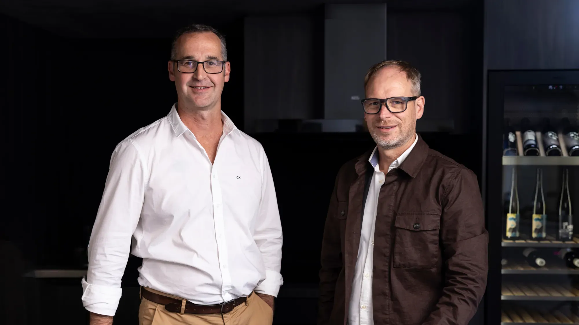 Rodney Dunn from The Agrarian Kitchen (Left) and Scott King, Senior Design Leader at AEG (right)