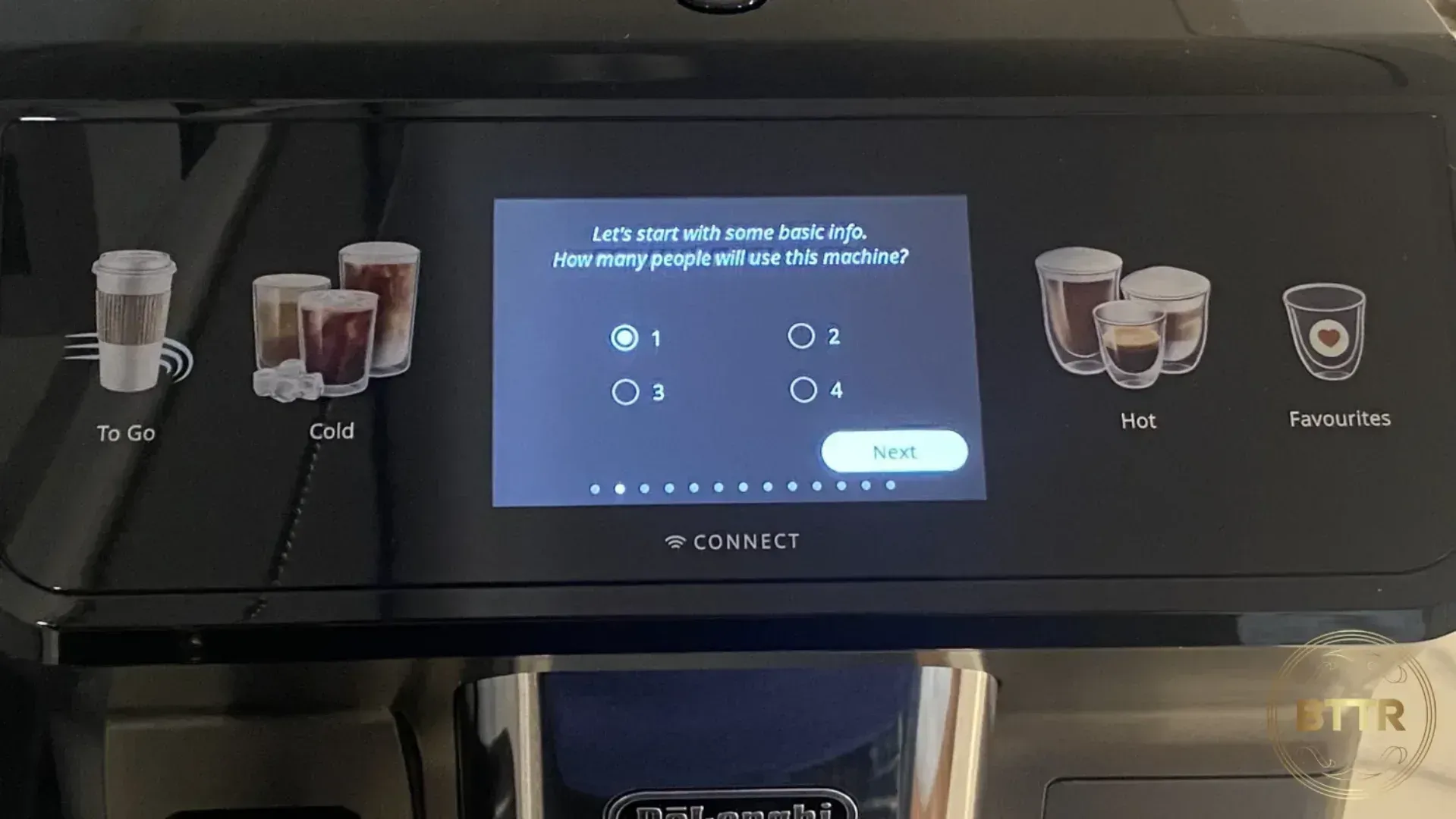 Setting up the different profiles