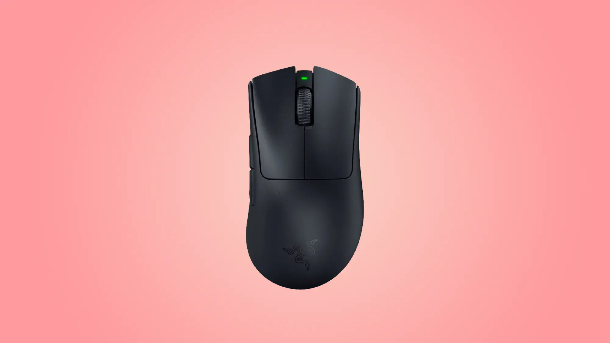 Razer DeathAdder V3 Pro on a gradient background