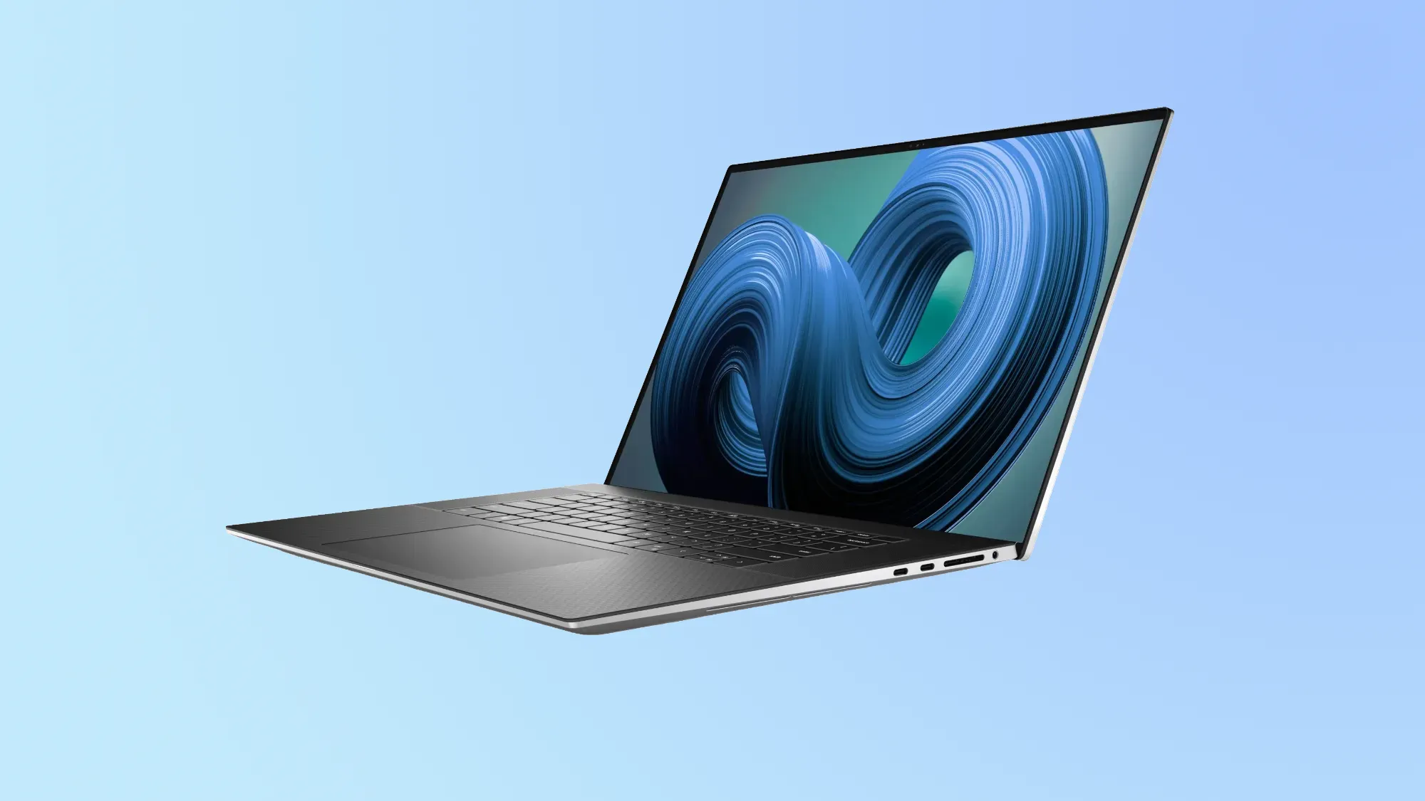 Dell XPS 13 (2023) on a gradient background