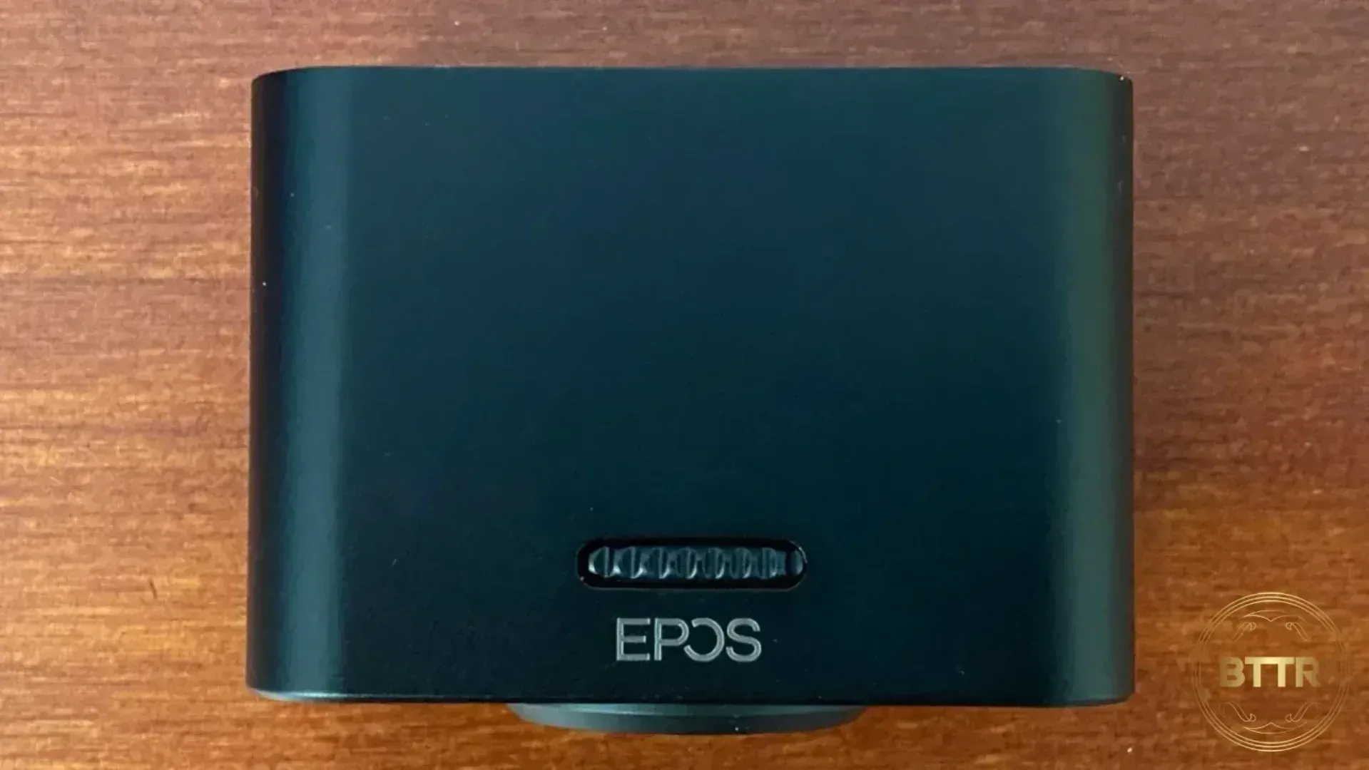 Close up of the top of the EPOS Expand Vision 1 webcam