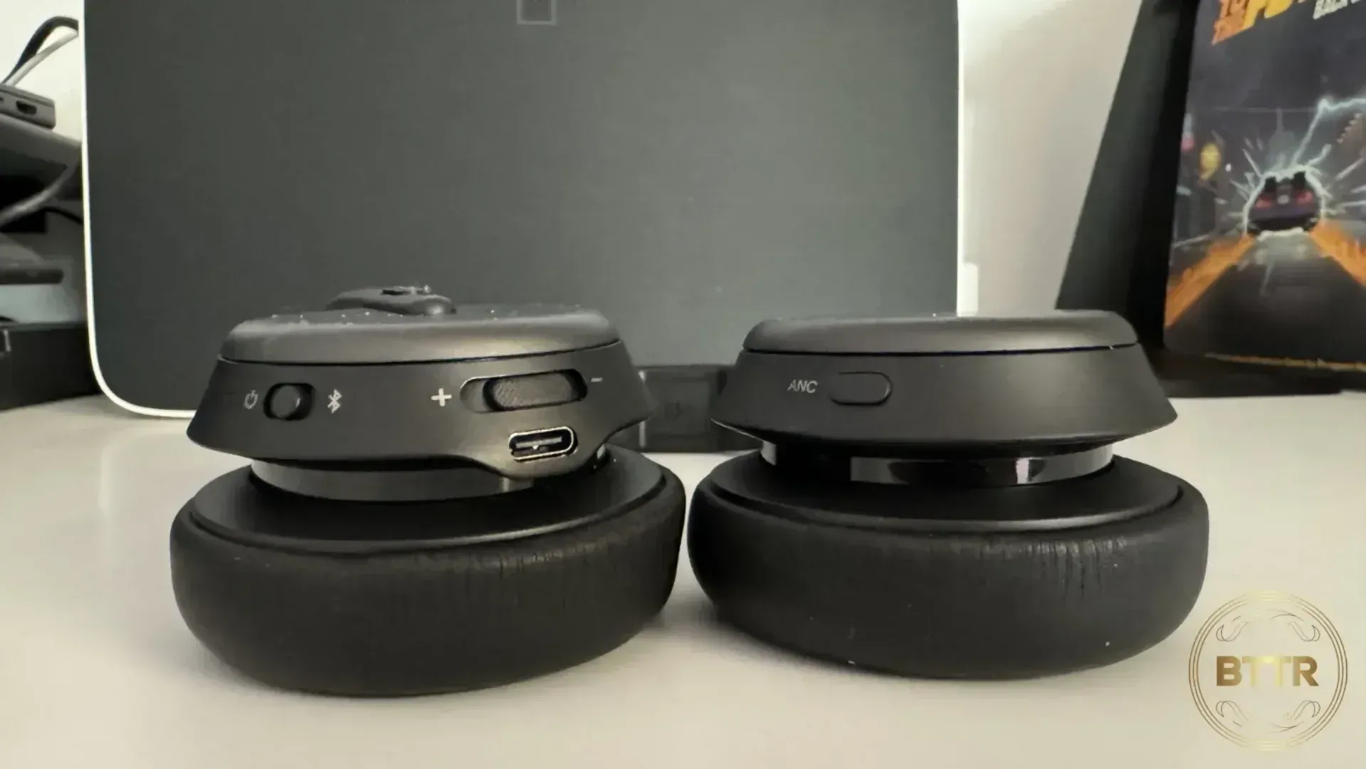 Close up of the headset controls on the EPOS Impact 1000