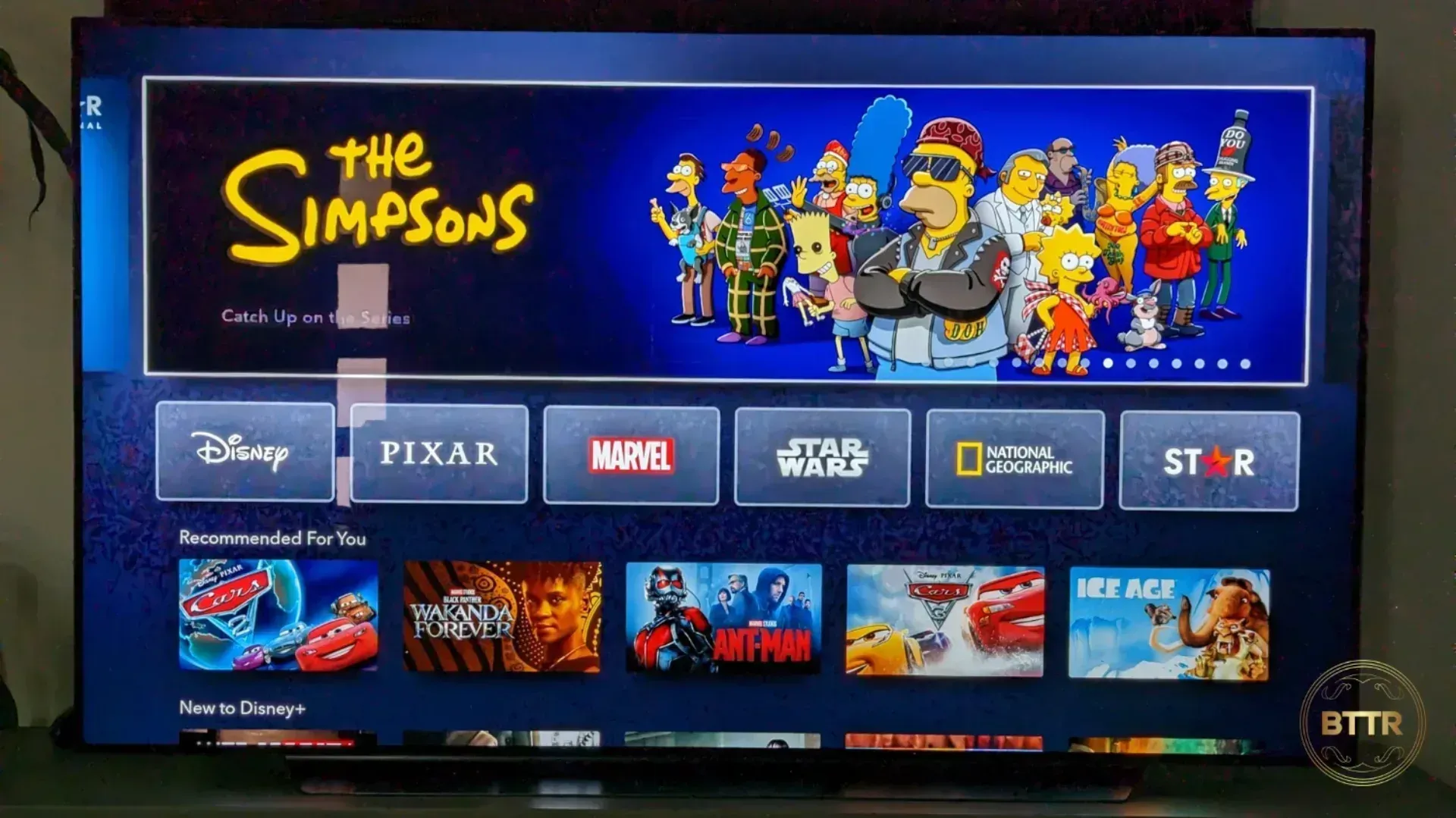 Disney+ on the CS OLED
