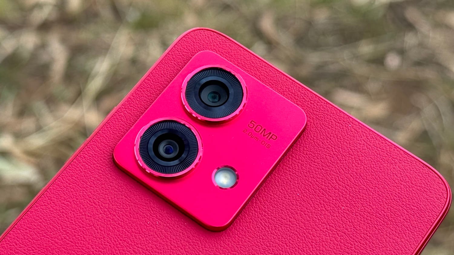 Close up of a phone's camera array