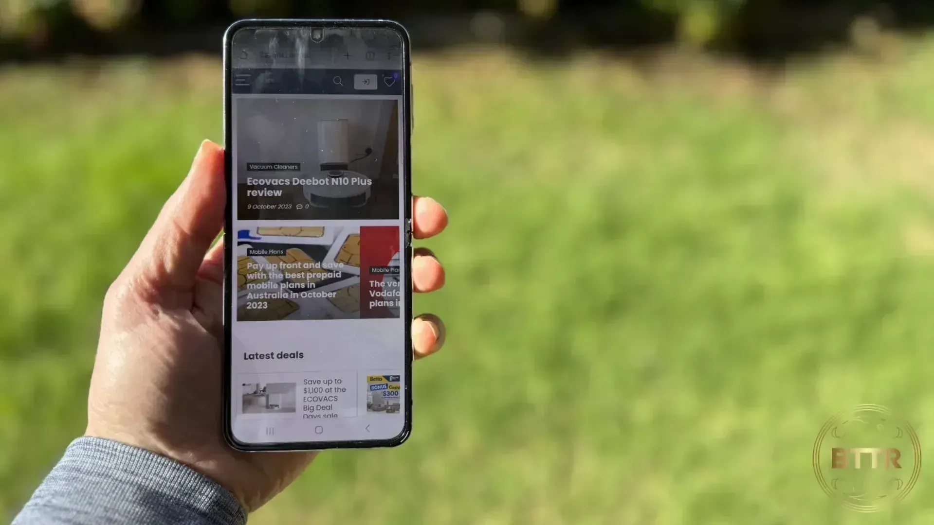 The phone is bright enough to use in full sun