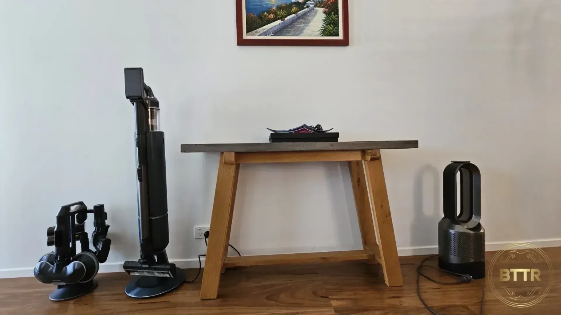 Samsung Bespoke Jet Elite Extra review set up in my lounge room