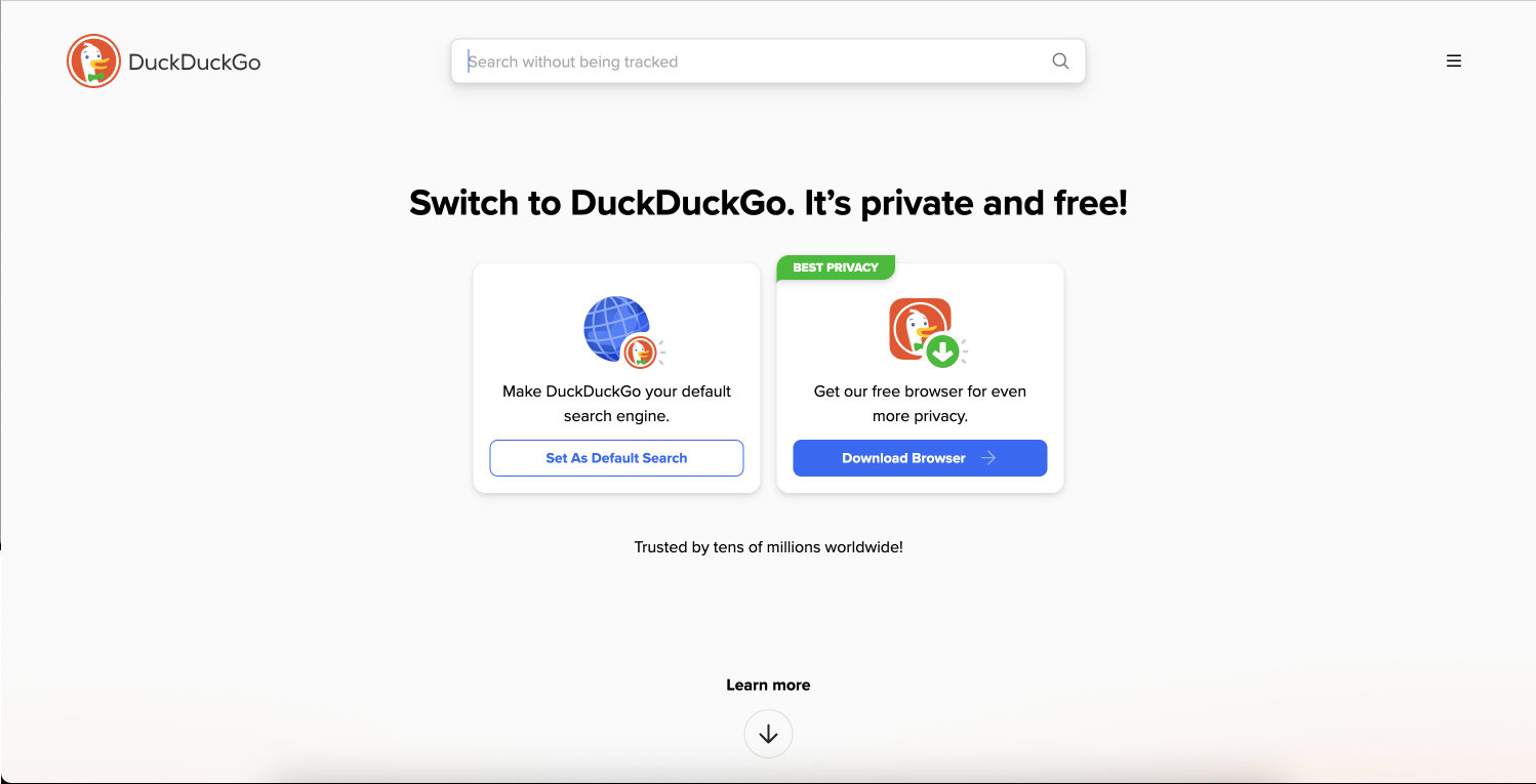 DuckDuckGo screenshot