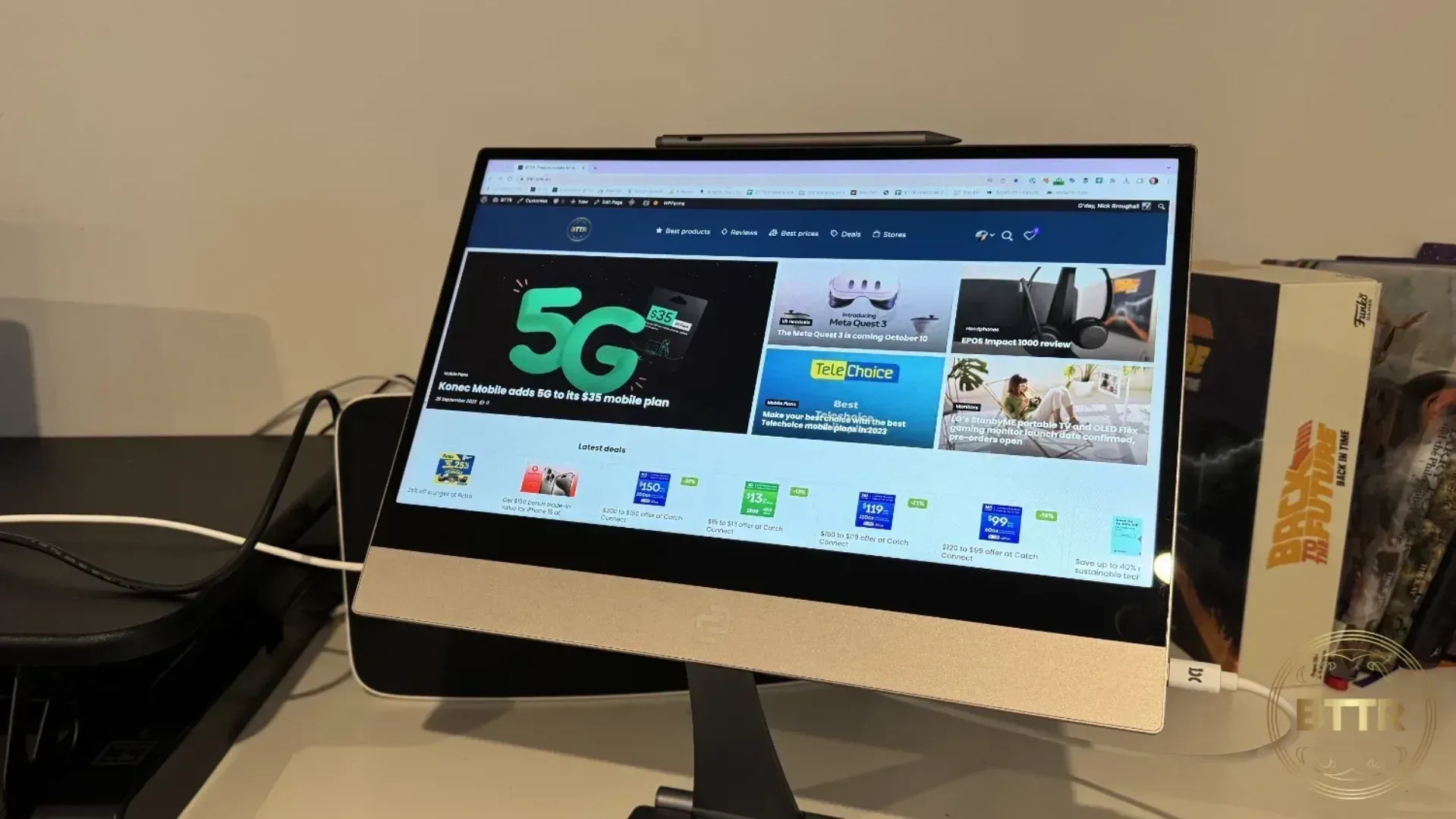 The 15 Touch in my home office