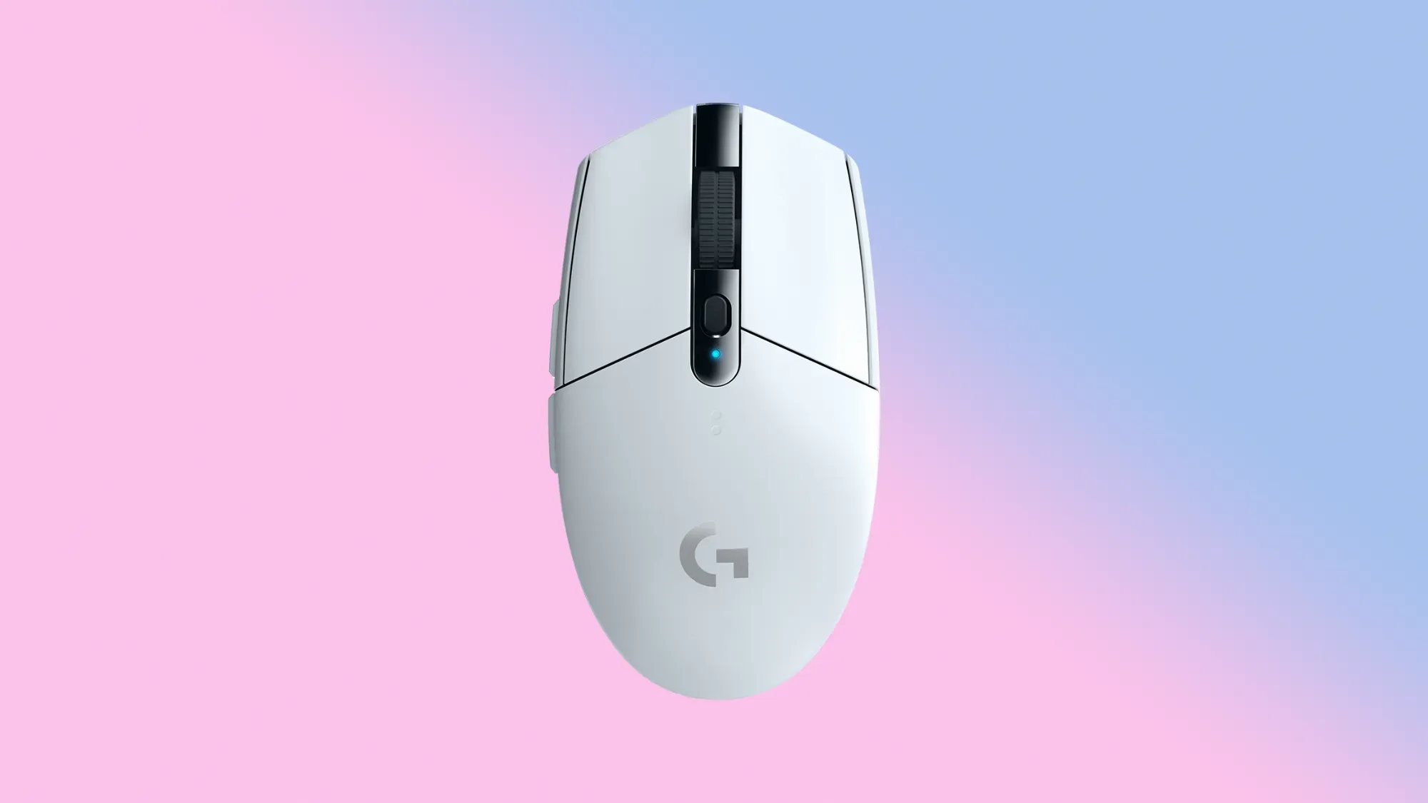 Logitech G305 Lightspeed on a gradient background