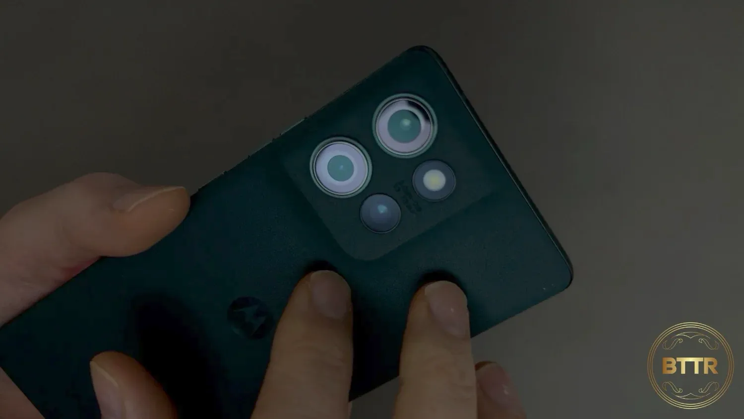 A close up of the camera array on the Edge 50