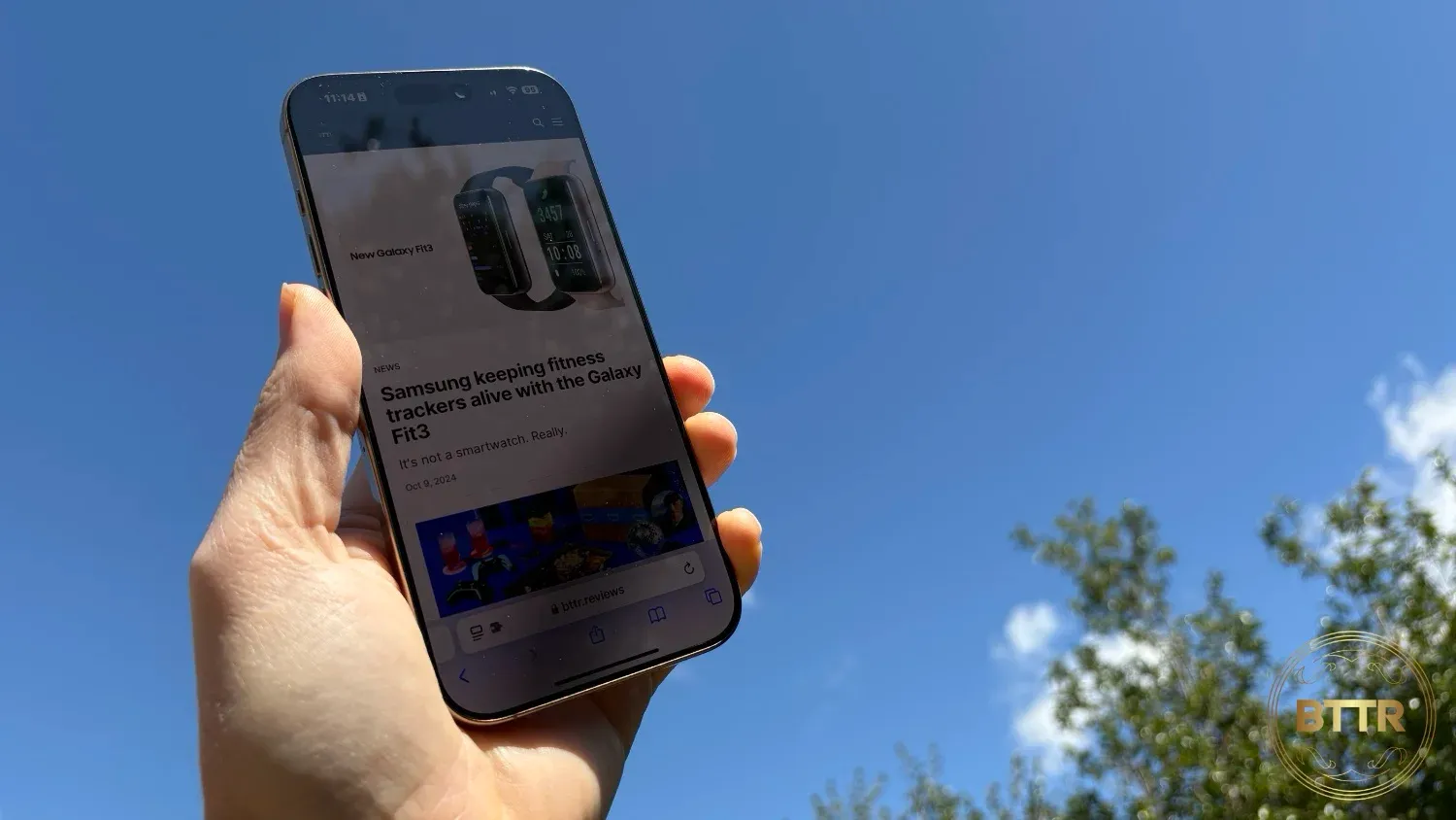 the Phone looking at the sky