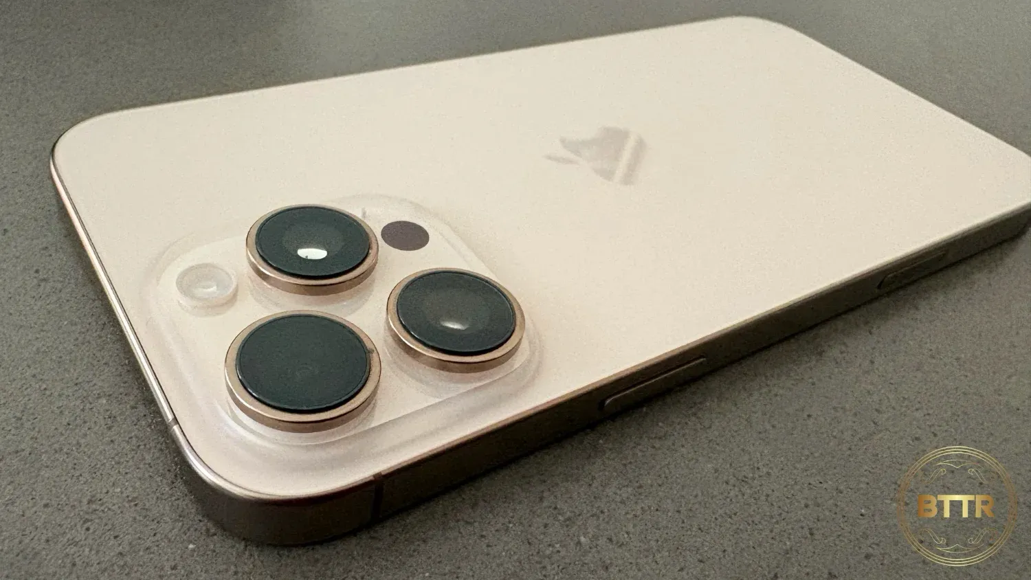 The back of the iPhone 16 Pro Max